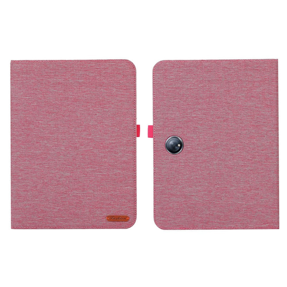 For OnePlus Pad Case with Stand Card Holder Cloth Texture Leather Tablet Cover