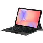 Til Samsung Galaxy Tab S10 Lite Lædercover + Bluetooth-kompatibelt Tastatur med Baggrundslys Trackpad