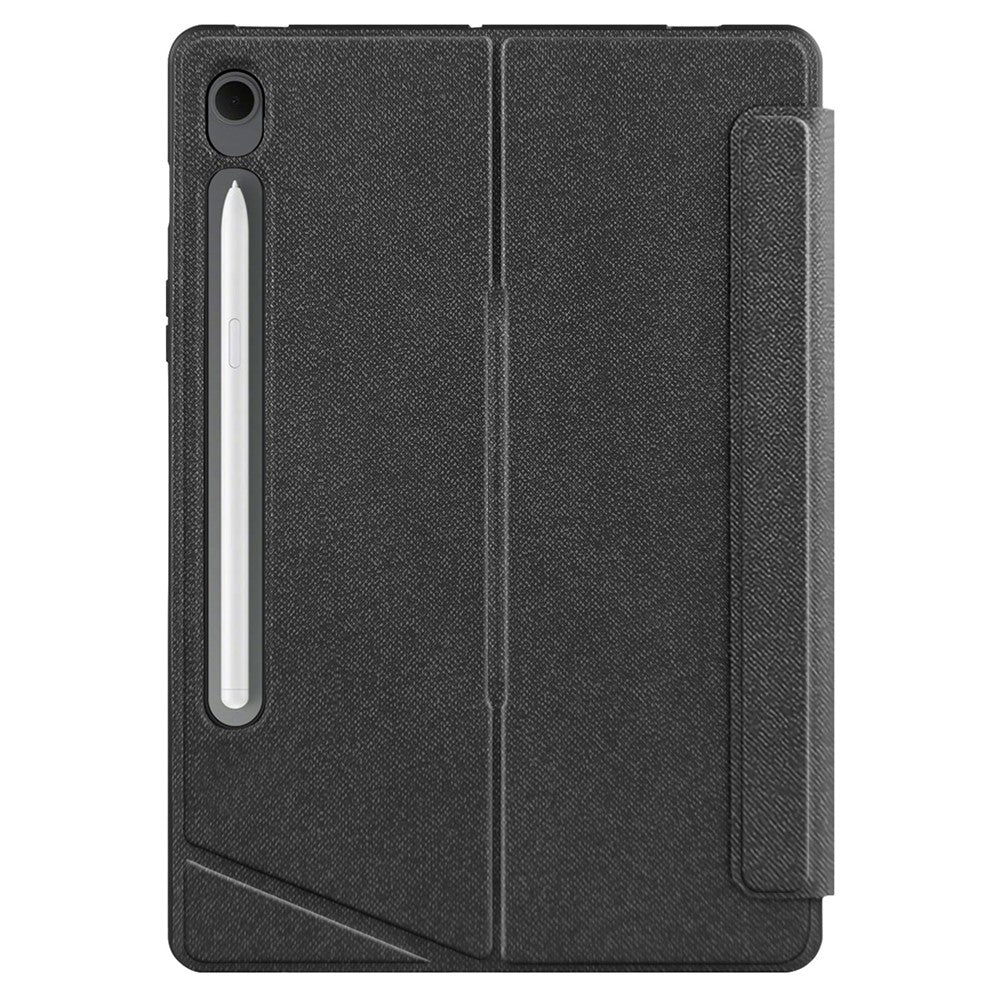 Til Samsung Galaxy Tab S10 Lite Lædercover + Bluetooth-kompatibelt Tastatur med Baggrundslys Trackpad