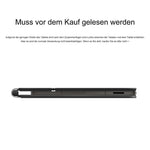 Til Samsung Galaxy Tab S10 FE / S10 Lite / S9 / S8 / S7 FE Flydende Magnetisk Bluetooth-kompatibelt Tastatur (Tysk) + Læder Tablet Etui