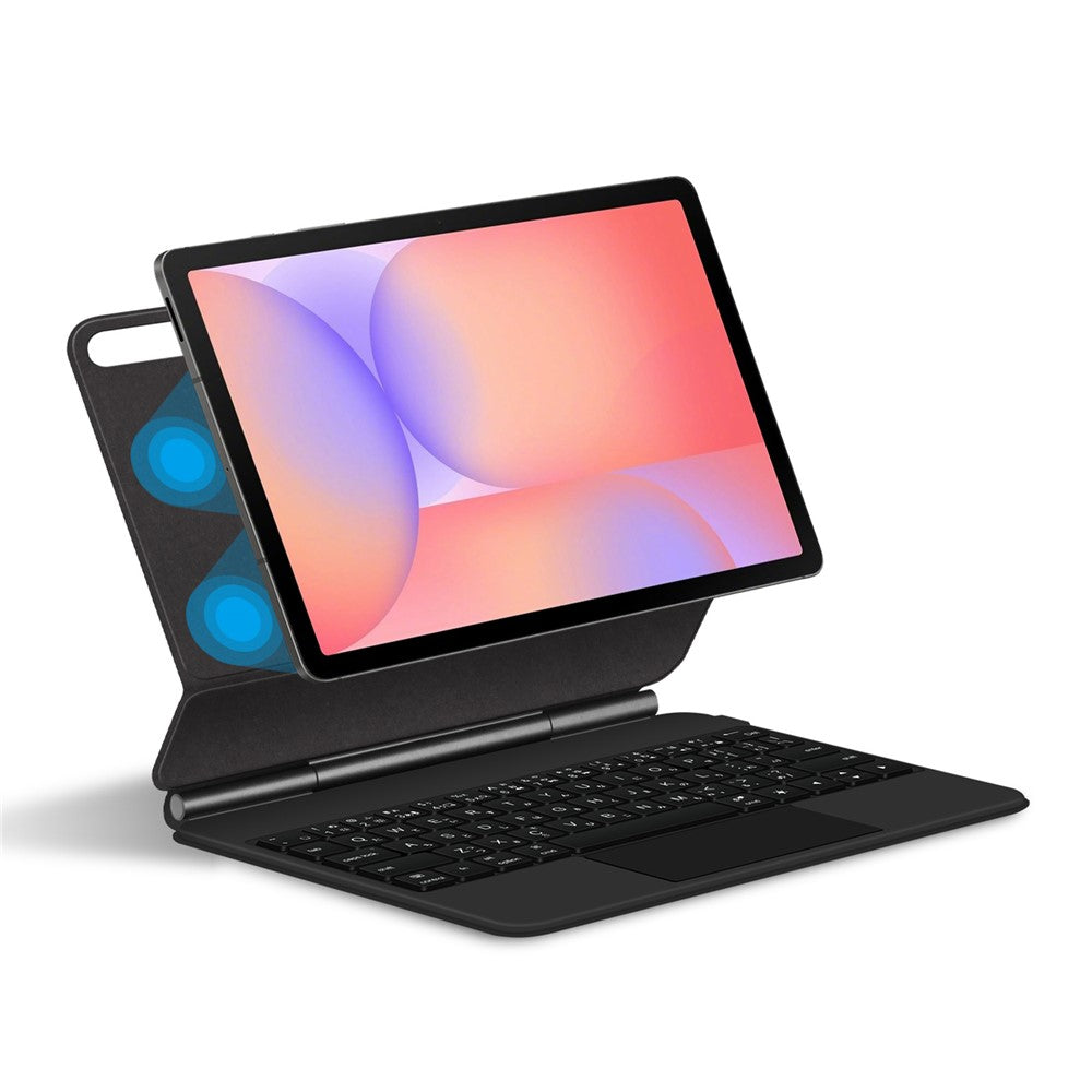 Til Samsung Galaxy Tab S10 FE / S10 Lite / S9 / S8 / S7 FE Magnetisk Flydende Bluetooth-Kompatibelt Tastatur (Japansk) + Læder Tablet Etui