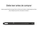 For Samsung Galaxy Tab S10 FE / S10 Lite / S9 / S8 / S7 FE Magnetic Floating Bluetooth-Compatible Keyboard (Spanish) + Leather Tablet Case
