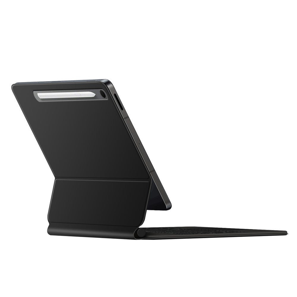 For Samsung Galaxy Tab S10 FE / S10 Lite / S9 / S8 / S7 FE Magnetic Floating Bluetooth-Compatible Keyboard (Spanish) + Leather Tablet Case
