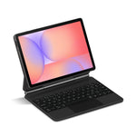 For Samsung Galaxy Tab S10 FE / S10 Lite / S9 / S8 / S7 FE Magnetic Floating Bluetooth-Compatible Keyboard (Spanish) + Leather Tablet Case