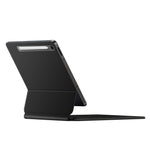 For Samsung Galaxy Tab S10 FE / S10 Lite / S9 / S8 / S7 FE Magnetic Floating Bluetooth-Compatible Keyboard (Hebrew) + Leather Tablet Case