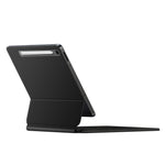 For Samsung Galaxy Tab S10 FE / S10 Lite / S9 / S8 / S7 FE Magnetic Floating Bluetooth-Compatible Keyboard (English) + Leather Tablet Case
