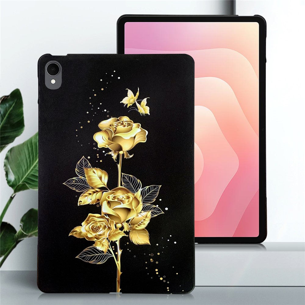 Til Samsung Galaxy Tab S11 TPU Cover med mønstertryk, slankt, beskyttende tabletcover