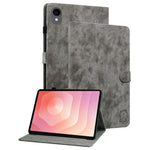 Til Samsung Galaxy Tab S11 Cover Tigerpræg Ridsefast PU Læder Tablet Cover