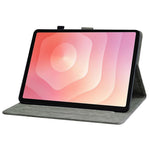 Til Samsung Galaxy Tab S11 Cover Tigerpræg Ridsefast PU Læder Tablet Cover