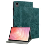 Til Samsung Galaxy Tab S11 Cover Tigerpræg Ridsefast PU Læder Tablet Cover