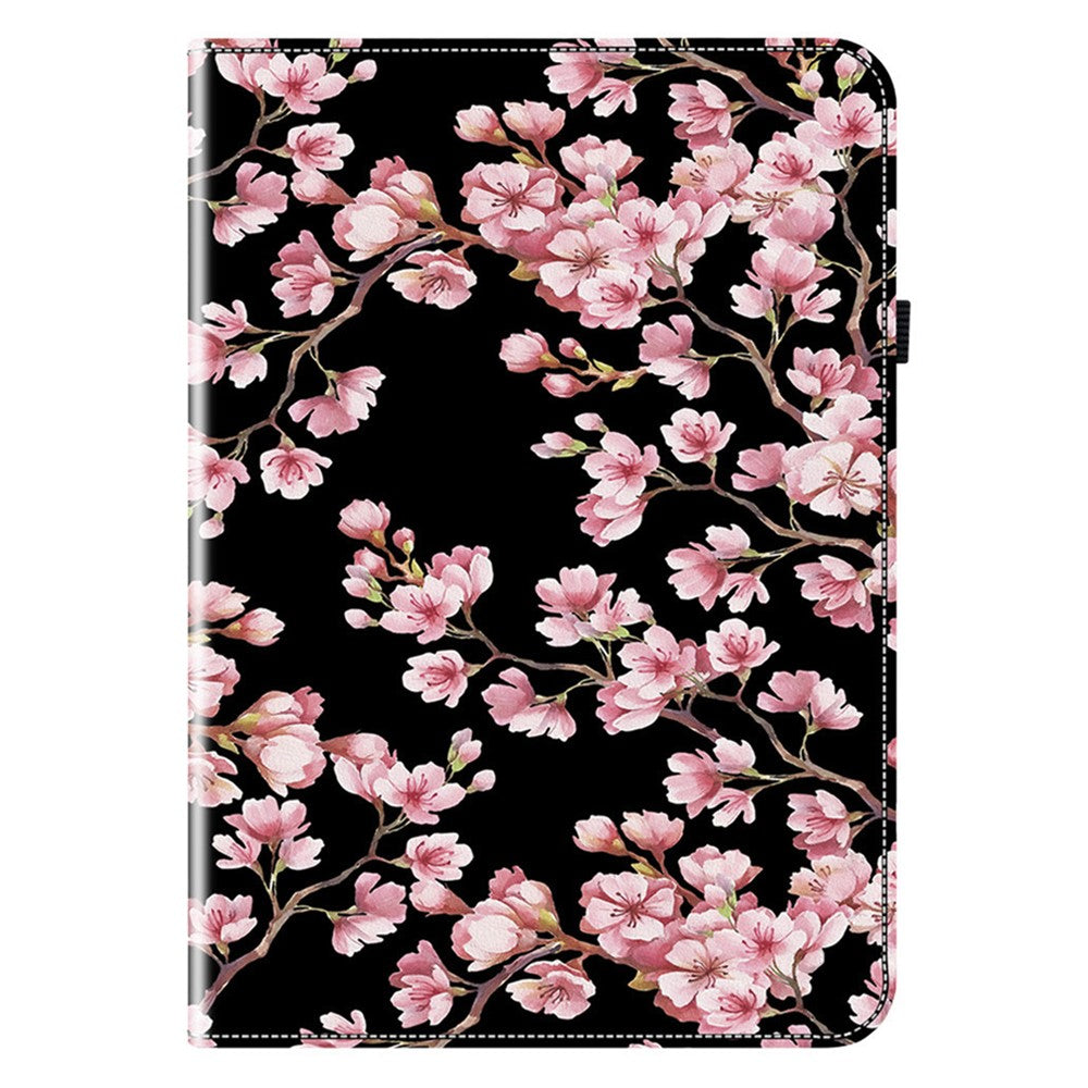 For Samsung Galaxy Tab S11 Leather Case Pattern Printed Stand Tablet Cover with Card Slots