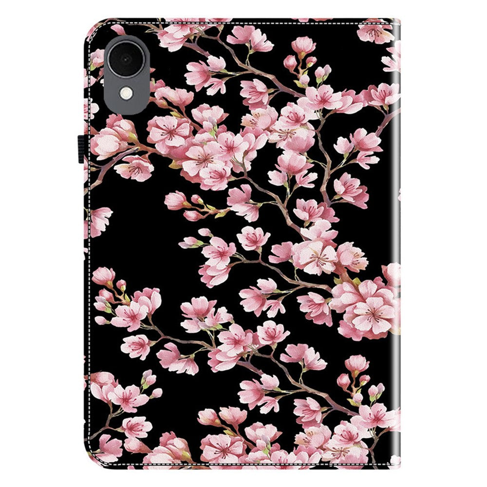 For Samsung Galaxy Tab S11 Leather Case Pattern Printed Stand Tablet Cover with Card Slots
