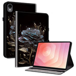 For Samsung Galaxy Tab S11 Leather Case Pattern Printed Stand Tablet Cover with Card Slots