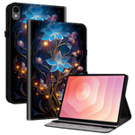 Til Samsung Galaxy Tab S11 Læderetui Mønstertrykt Stand Tablet Cover med Kortlommer