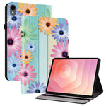Til Samsung Galaxy Tab S11 Læderetui Mønstertrykt Stand Tablet Cover med Kortlommer