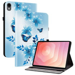 Til Samsung Galaxy Tab S11 Læderetui Mønstertrykt Stand Tablet Cover med Kortlommer