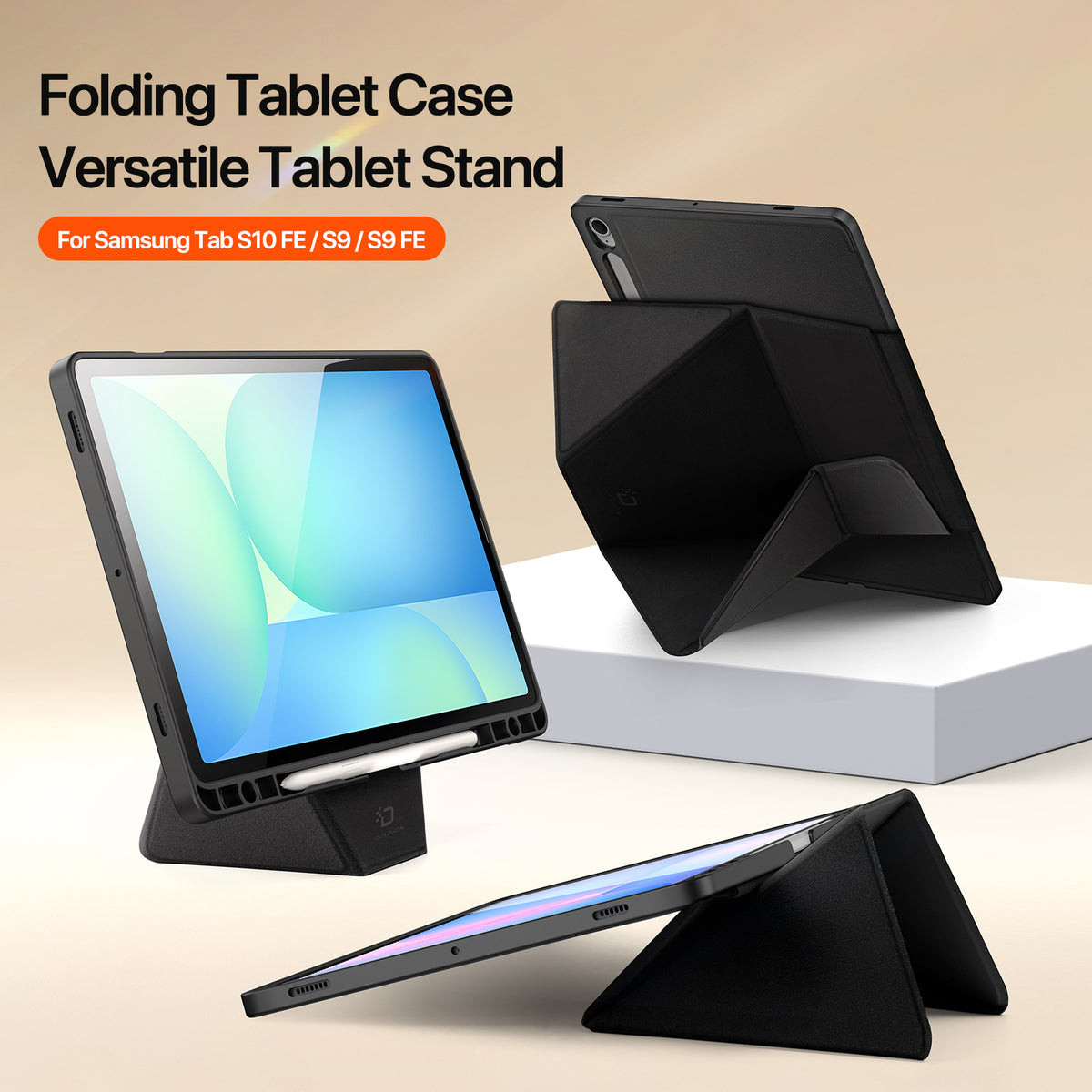 DUX DUCIS For Samsung Galaxy Tab S10 FE / Galaxy Tab S9 FE / Galaxy Tab S9 / Galaxy Tab S10 Lite Tablet Case  Vers Series Multi-function Folding Stand Leather Cover
