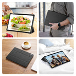 DUX DUCIS For OnePlus Pad Lite / Oppo Pad SE Case  Domo Series Tri-fold Stand PU Leather Tablet Cover