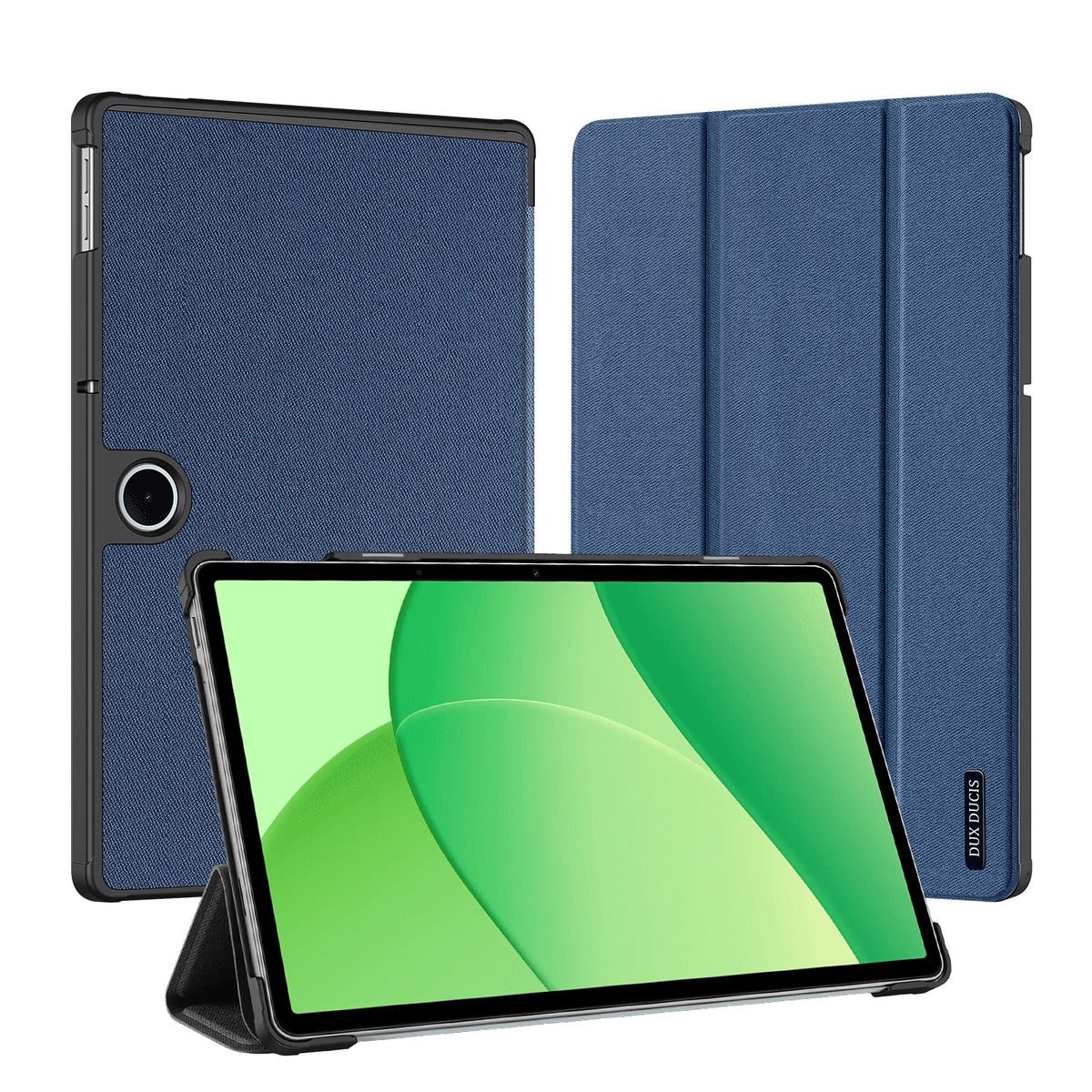 DUX DUCIS For OnePlus Pad Lite / Oppo Pad SE Case  Domo Series Tri-fold Stand PU Leather Tablet Cover