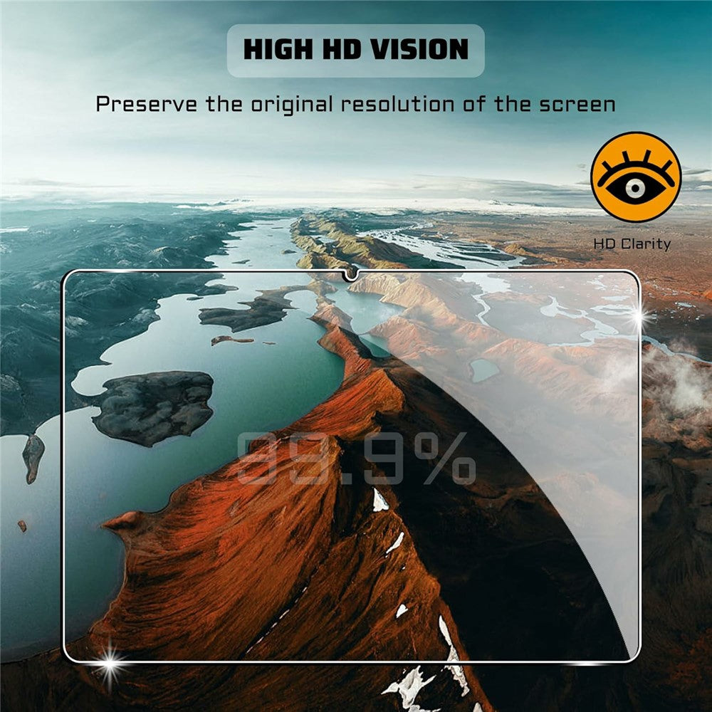 For Xiaomi Redmi Pad 2 11 Case TPU Drop-Resistant Clear Tablet Cover + Tempered Glass Screen Film