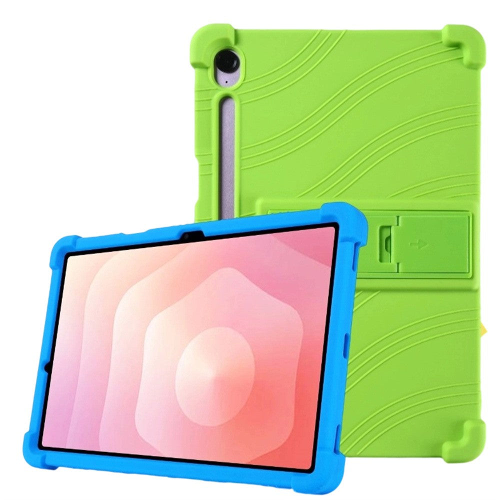 For Samsung Galaxy Tab S11 Case Adjustable Kickstand Silicone Tablet Protective Cover