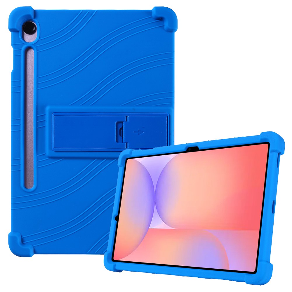 Til Samsung Galaxy Tab S10 Lite Cover Justerbart Støtteben Silikone Tablet Beskyttelsescover