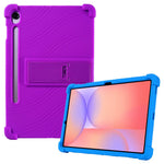 Til Samsung Galaxy Tab S10 Lite Cover Justerbart Støtteben Silikone Tablet Beskyttelsescover