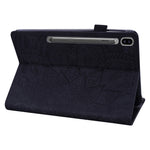 For Samsung Galaxy Tab S11 Ultra Tablet Case Card Slots Leather Cover Flower Pattern