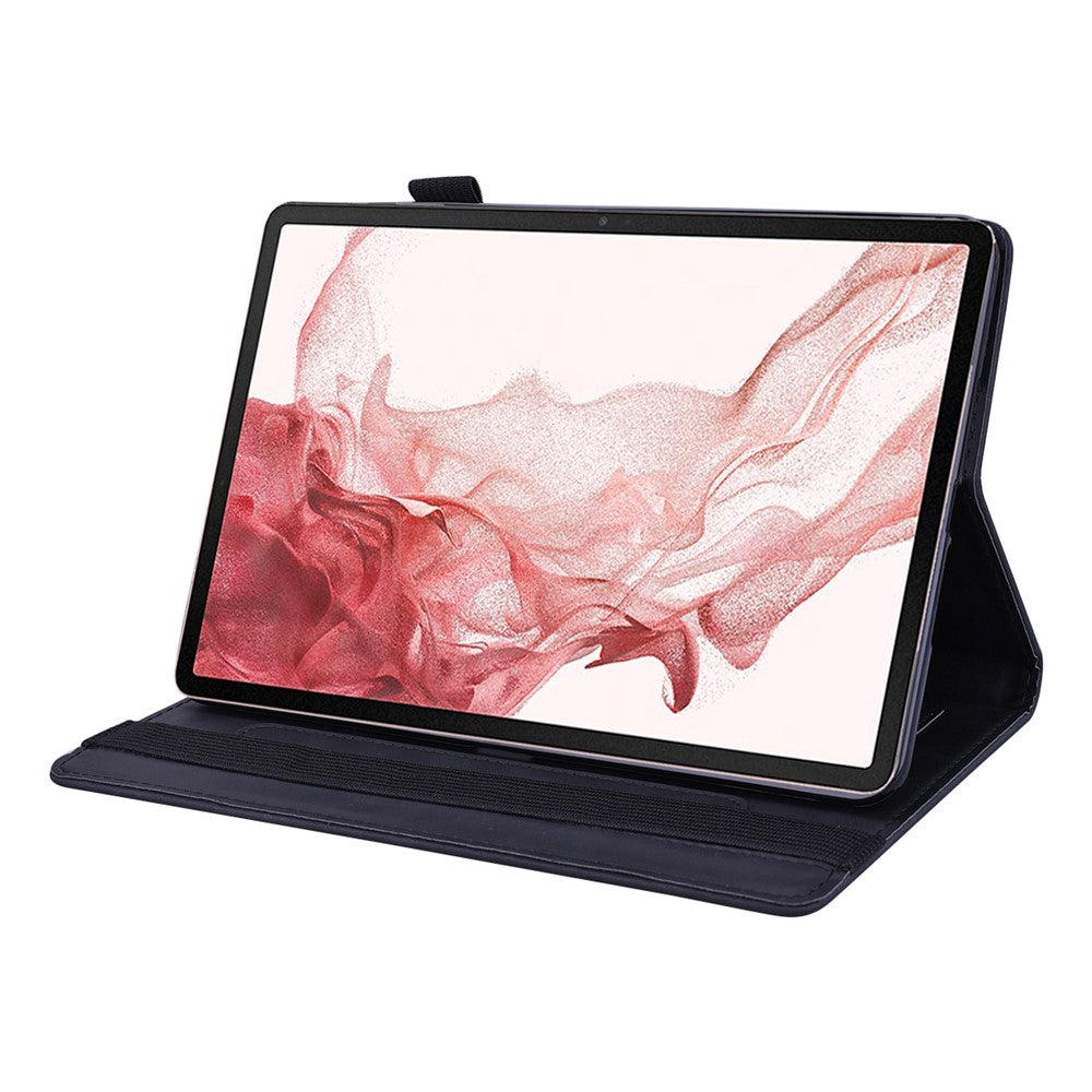 For Samsung Galaxy Tab S11 Ultra Tablet Case Card Slots Leather Cover Flower Pattern