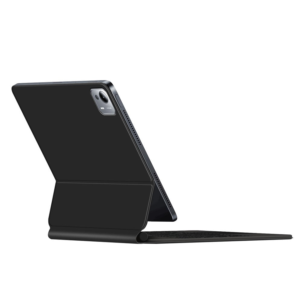 For Xiaomi Pad 7S Pro 12.5 Magnetic Floating Bluetooth-Compatible Keyboard (English) + Leather Tablet Case