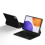 For Xiaomi Pad 7S Pro 12.5 Magnetic Floating Bluetooth-Compatible Keyboard (English) + Leather Tablet Case