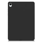 Til Samsung Galaxy Tab S11 Cover Tredobbelt Stativ Ensfarvet Læder Tablet Cover med Penneholder
