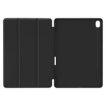 Til Samsung Galaxy Tab S11 Cover Tredobbelt Stativ Ensfarvet Læder Tablet Cover med Penneholder