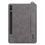 For Samsung Galaxy Tab S10 Ultra / S9 Ultra / S8 Ultra Case Hand Strap Kickstand Leather Tablet Cover