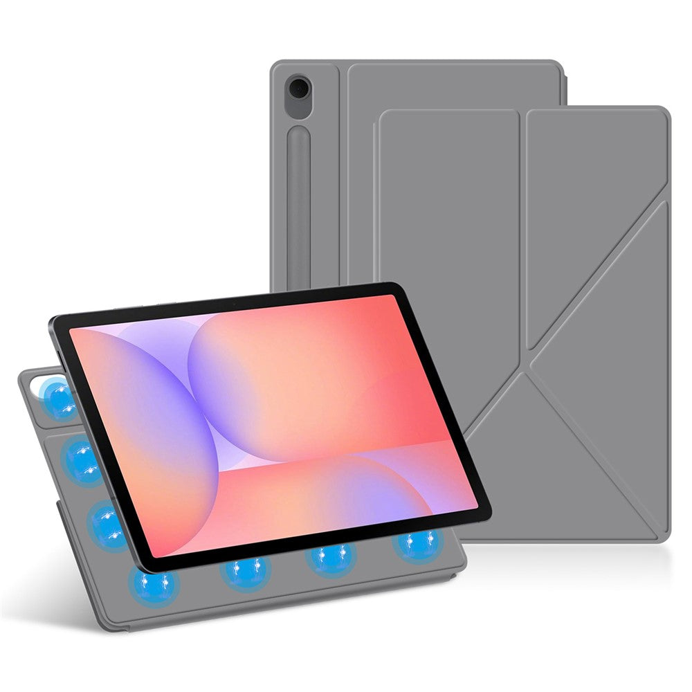 For Samsung Galaxy Tab S10 Lite Leather Case Origami Stand Magnetic Tablet Cover Auto Wake  /  Sleep