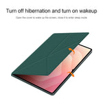 For Samsung Galaxy Tab S11 Ultra Leather Case Origami Stand Magnetic Tablet Cover Auto Wake / Sleep