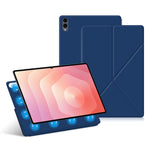 For Samsung Galaxy Tab S11 Ultra Leather Case Origami Stand Magnetic Tablet Cover Auto Wake / Sleep