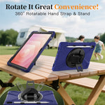 For Samsung Galaxy Tab S11 Case TPU + PC + Silicone Kickstand Anti Drop Tablet Cover