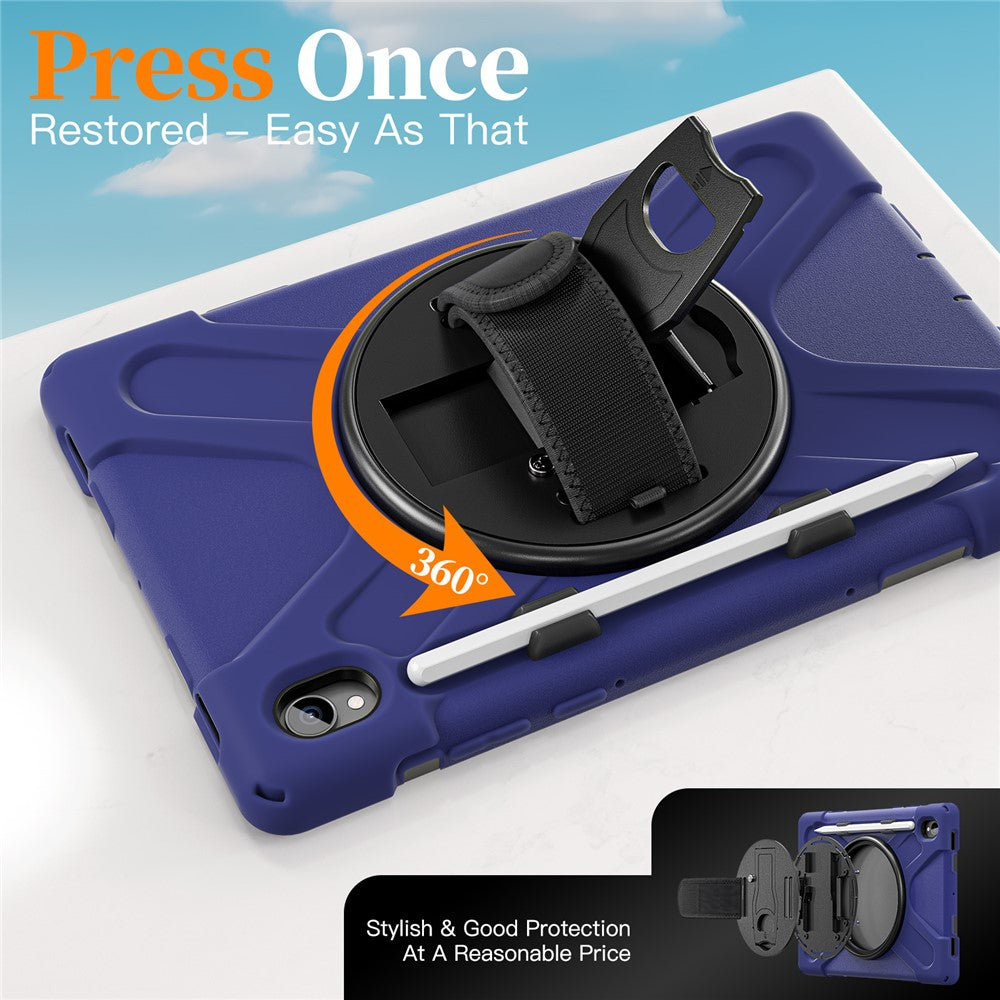 For Samsung Galaxy Tab S11 Case TPU + PC + Silicone Kickstand Anti Drop Tablet Cover