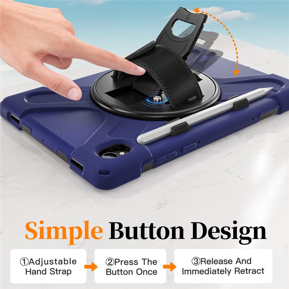 For Samsung Galaxy Tab S11 Case TPU + PC + Silicone Kickstand Anti Drop Tablet Cover