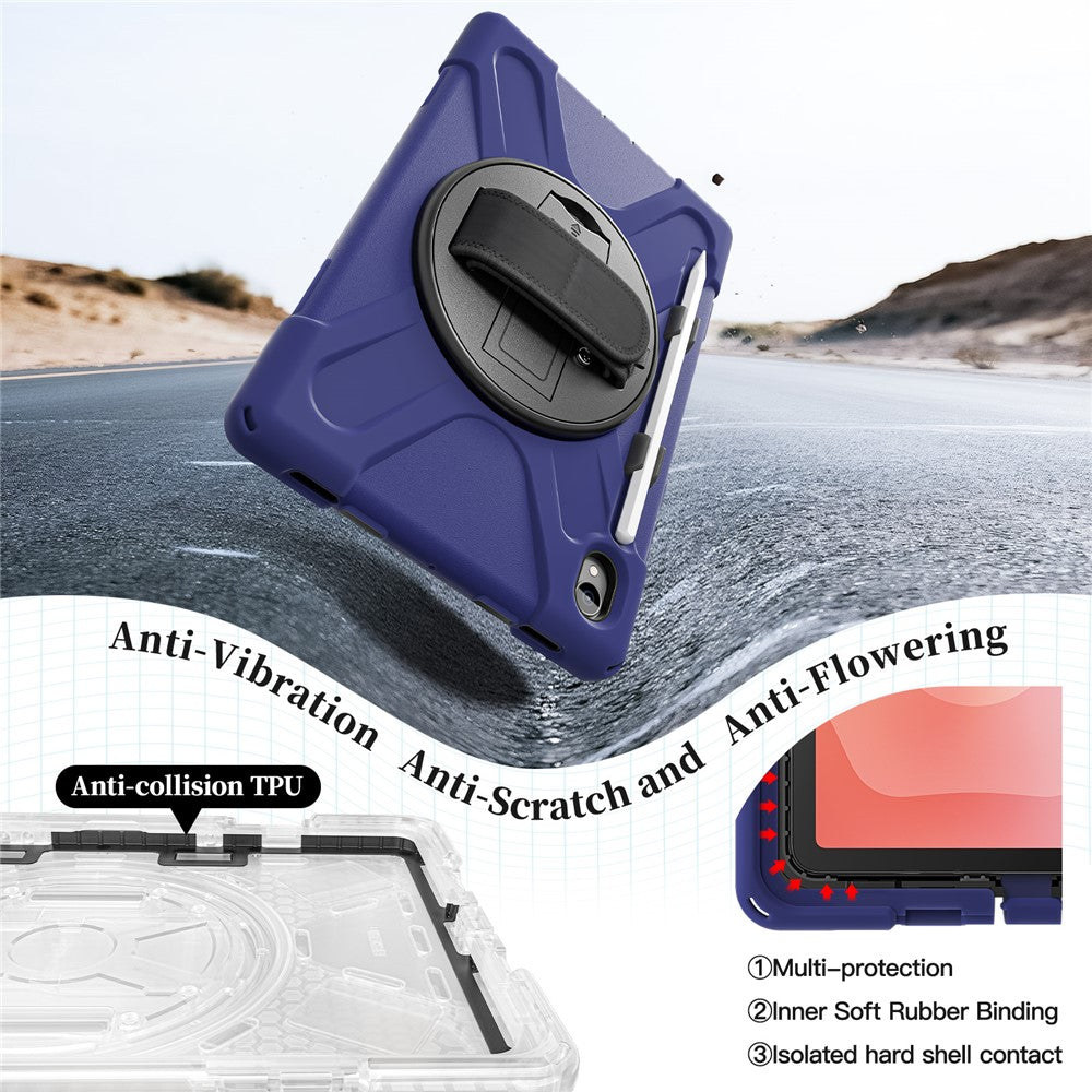 For Samsung Galaxy Tab S11 Case TPU + PC + Silicone Kickstand Anti Drop Tablet Cover