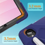 For Samsung Galaxy Tab S11 Case TPU + PC + Silicone Kickstand Anti Drop Tablet Cover