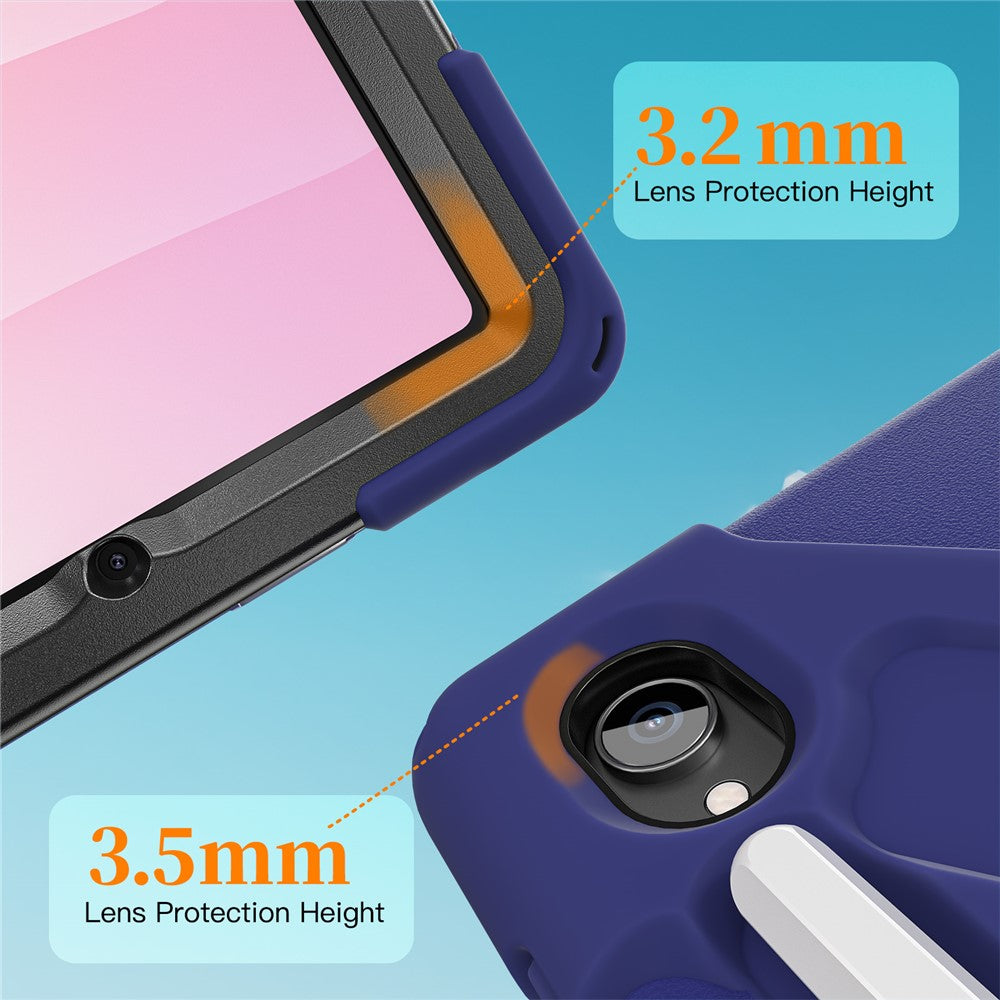 For Samsung Galaxy Tab S11 Case TPU + PC + Silicone Kickstand Anti Drop Tablet Cover