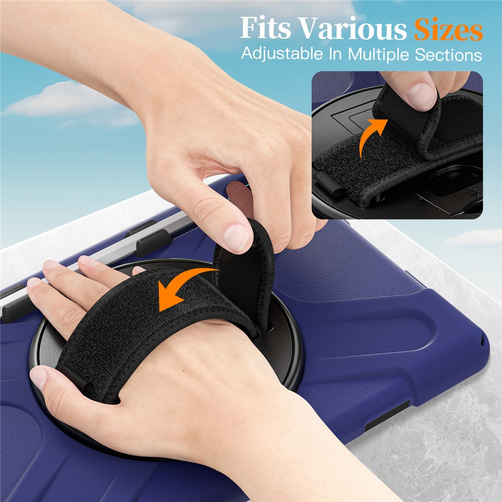 For Samsung Galaxy Tab S11 Case TPU + PC + Silicone Kickstand Anti Drop Tablet Cover