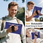 For Samsung Galaxy Tab S11 Case TPU + PC + Silicone Kickstand Anti Drop Tablet Cover