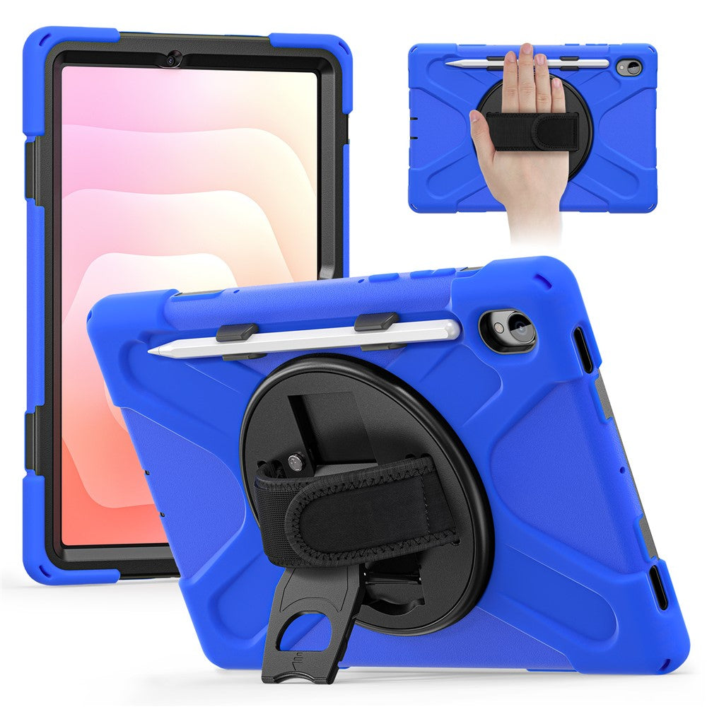 For Samsung Galaxy Tab S11 Case TPU + PC + Silicone Kickstand Anti Drop Tablet Cover