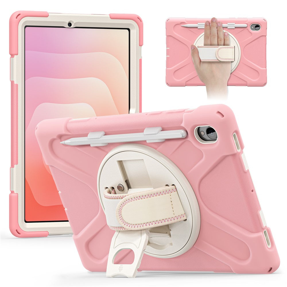 For Samsung Galaxy Tab S11 Case TPU + PC + Silicone Kickstand Anti Drop Tablet Cover