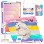 Til Samsung Galaxy Tab S11 Kickstand Cover TPU PC Silikone Tablet Cover med skulderrem