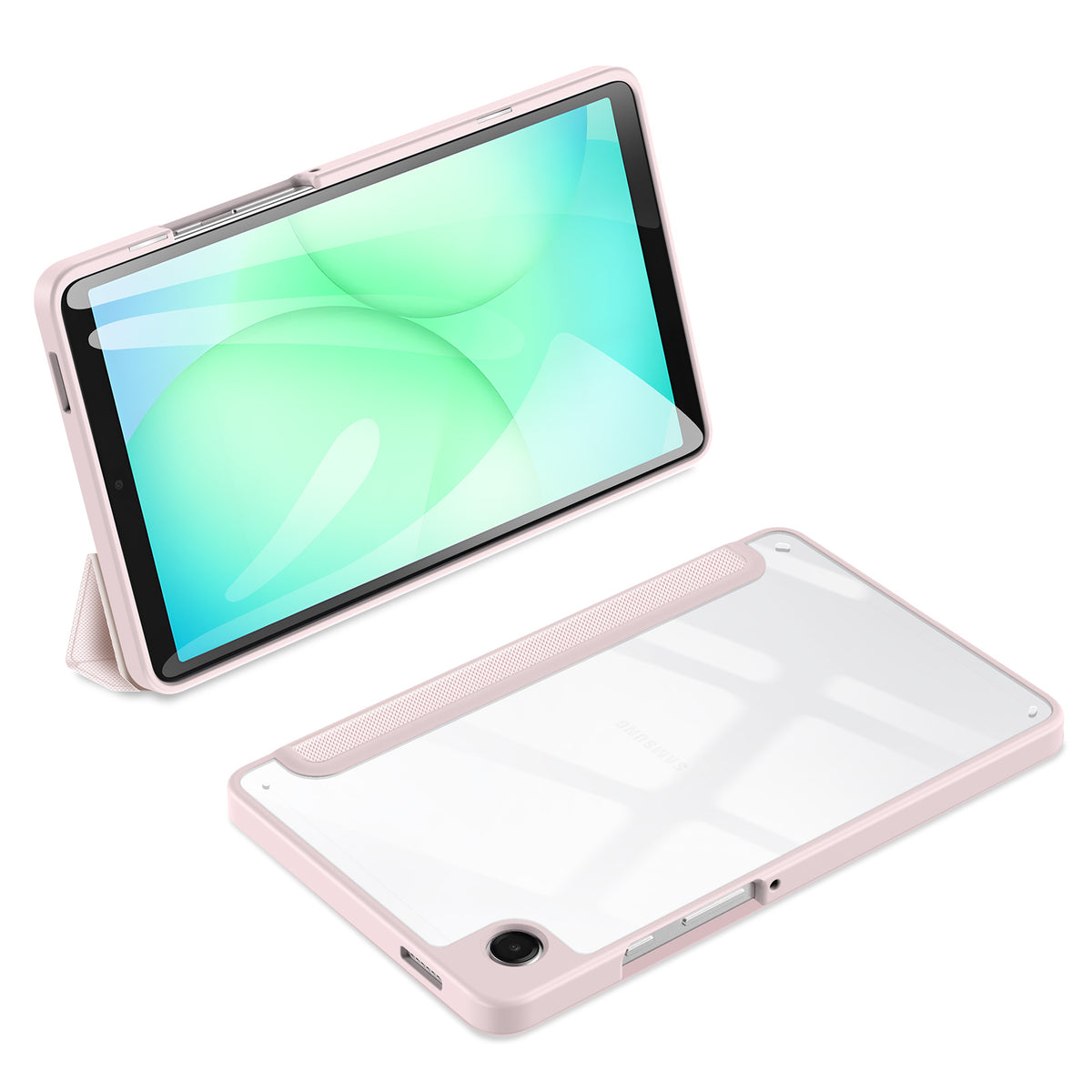 DUX DUCIS Til Samsung Galaxy Tab A9 / Galaxy Tab A11 Cover, TOBY Series Trefløjet Stand PU Læder Tablet Cover