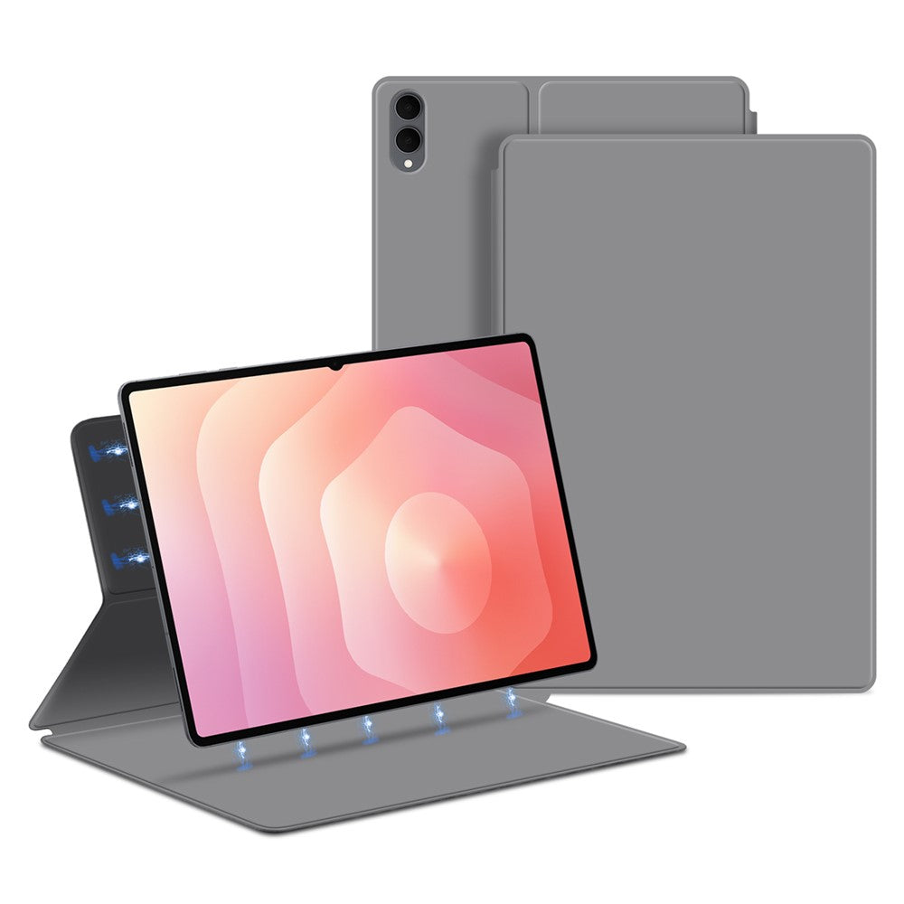 Til Samsung Galaxy Tab S11 Ultra Cover Stativ Magnetisk Læder Tablet Cover med Automatisk Sleep / Wake